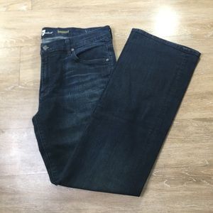 7 for all mankind dark wash boot cut size 38